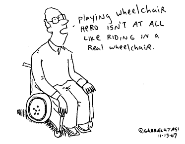 Wheelchair hero