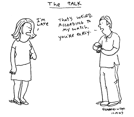 The talk