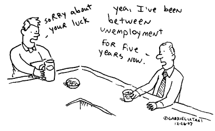 Between unemployment