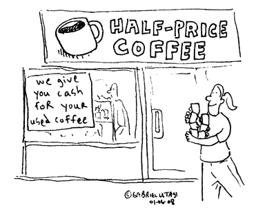 Half price coffee