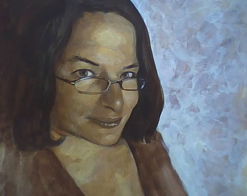 Tori portrait by award winning artist Gabriel Utasi
