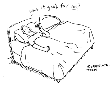 Funny cartoon by award winning artist Gabriel Utasi about being single
