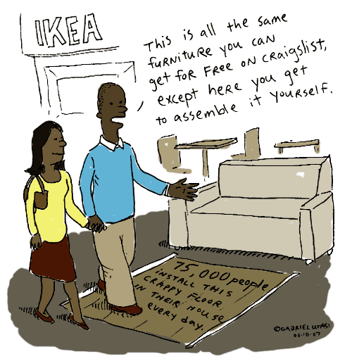 IKEA comic by Gabriel Utasi