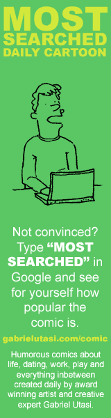 Google search result for Gabriel Utasi comic on search results